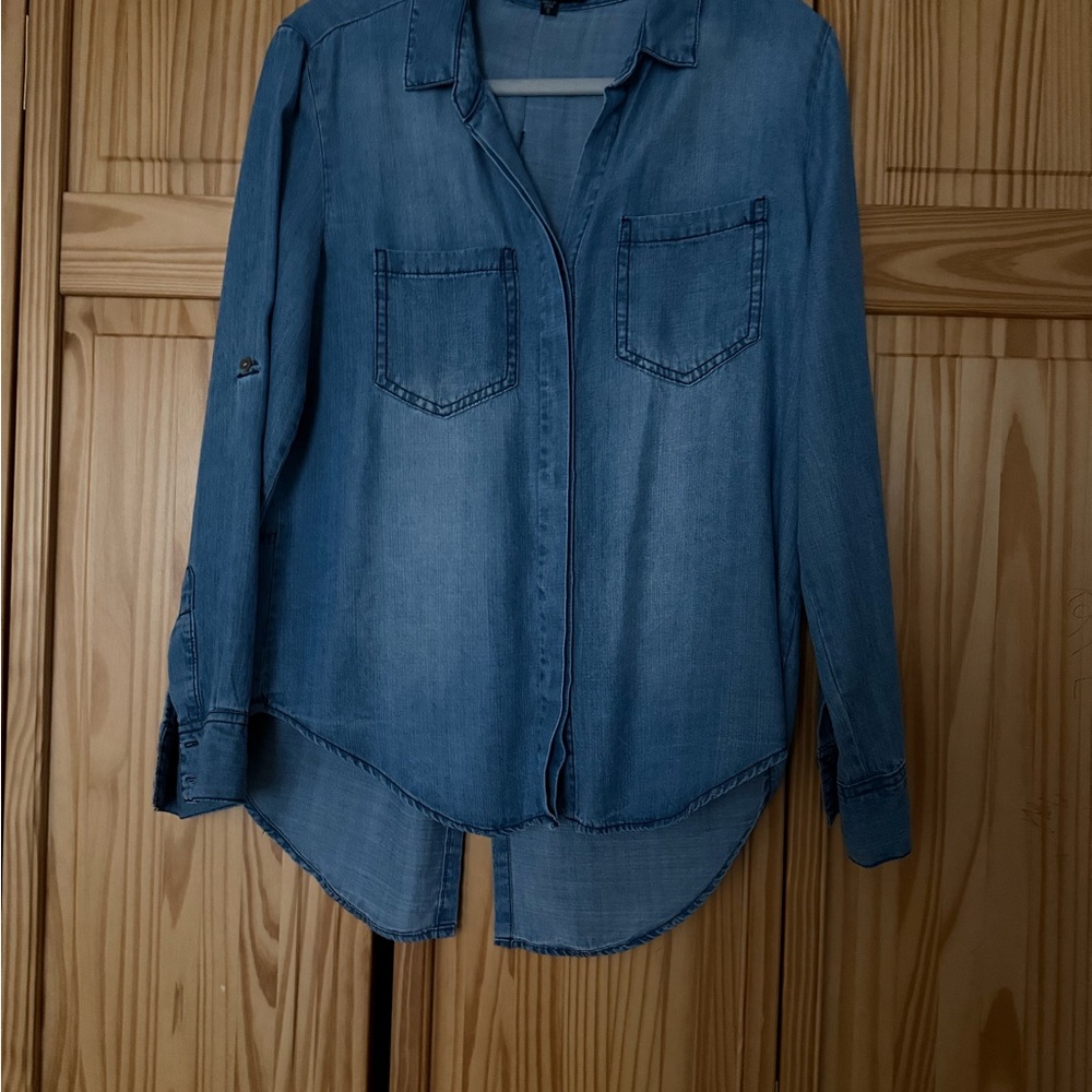 Velvet Heart Light Blue Denim Shirt